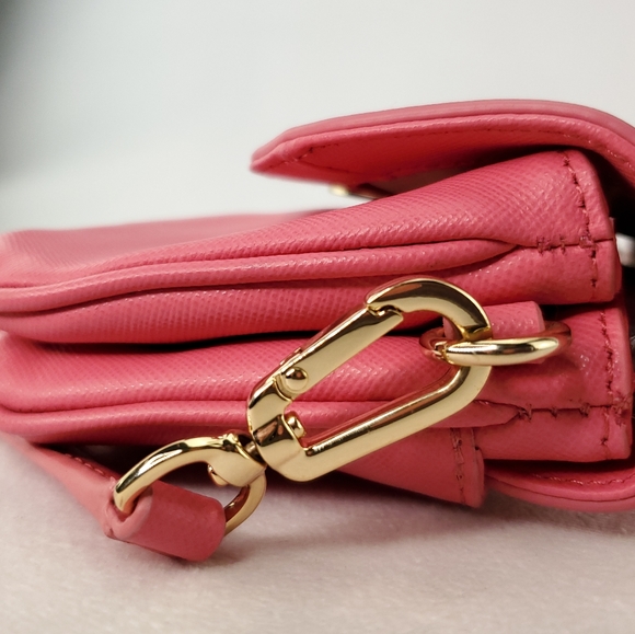 AUTHENTIC TORY BURCH Pink Robinson Mini Crossbody - Picture 7 of 15